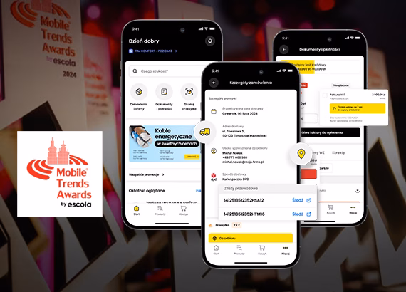 Aplikacja mobilna TIM z nagrodą Mobile Trends Awards 2024